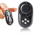 Fidget Toys Adults OPPKIE Handheld Metal Desk Sensory Fidgets Toy Promotes Focus for Home Office Outdoors Satisfying Toy for Men Teens Adults Stress Pressure Anxiety Relief Tools (Black)