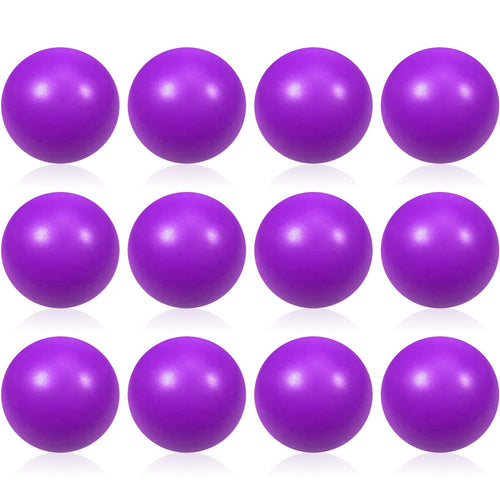 12 Pcs Purple Foam Stress Ball Squeeze Stress Relief Balls for Kids and Adults Hand Exercise Sensory Squishy Relief Toys for Anxiety ADHD Autism （Purple）