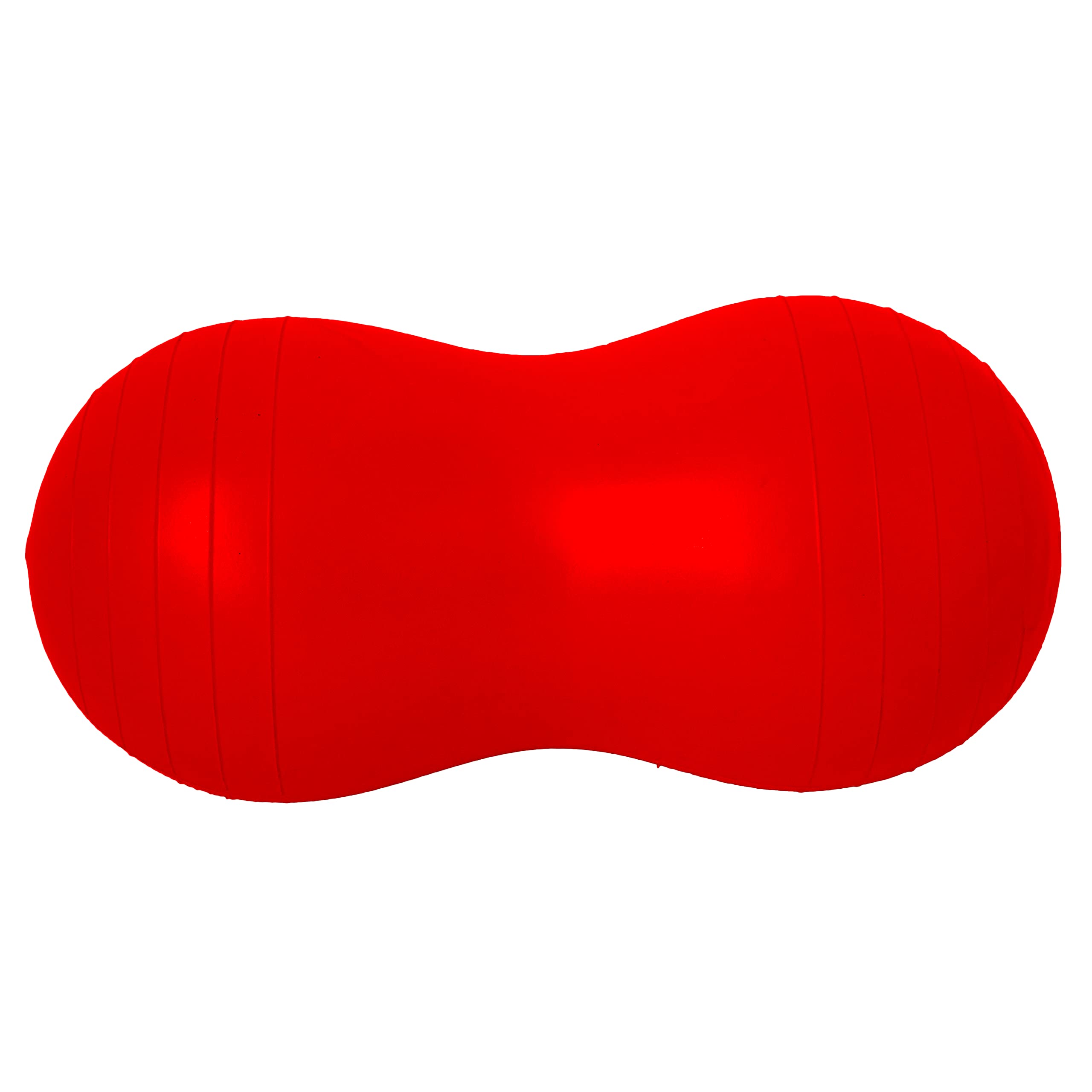 Fun and Function - Peanut Ball for Kids - Physical Therapy Ball - Physio Roll Peanut Ball - Peanut Ball for Kids Therapy - Sensory Peanut Ball - Red - Large (18.5” x 40.5”)