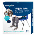 Bouncyband – Wiggle Seat – Blue 13” D – Large Sensory Cushion for Kids Ages 6-18+ – Promotes Active Learning Improves Student Productivity Includes Easy-Inflation Pump