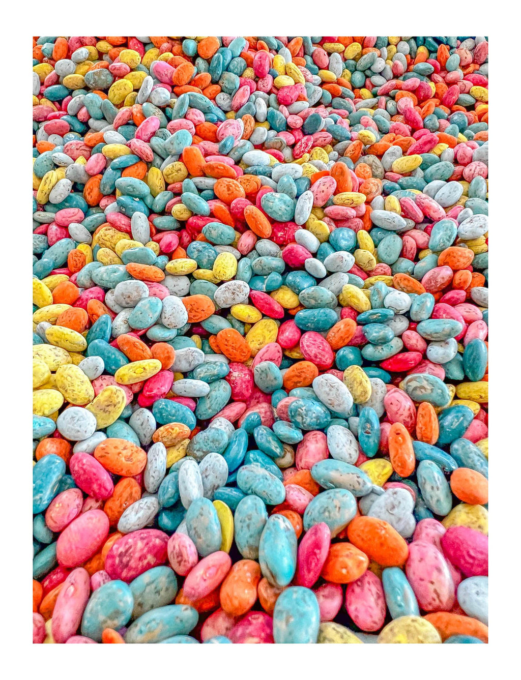 Summer Themed Sensory Beans - Colorful Sensory Bin Filler - 2 Cups