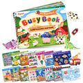 JoyCat Preschool Busy Book for Toddlers 3-5 Learning Activities Books Educational Sensory Toys Autism Learning Material Back to School Birthdays Presents for Boys Girls