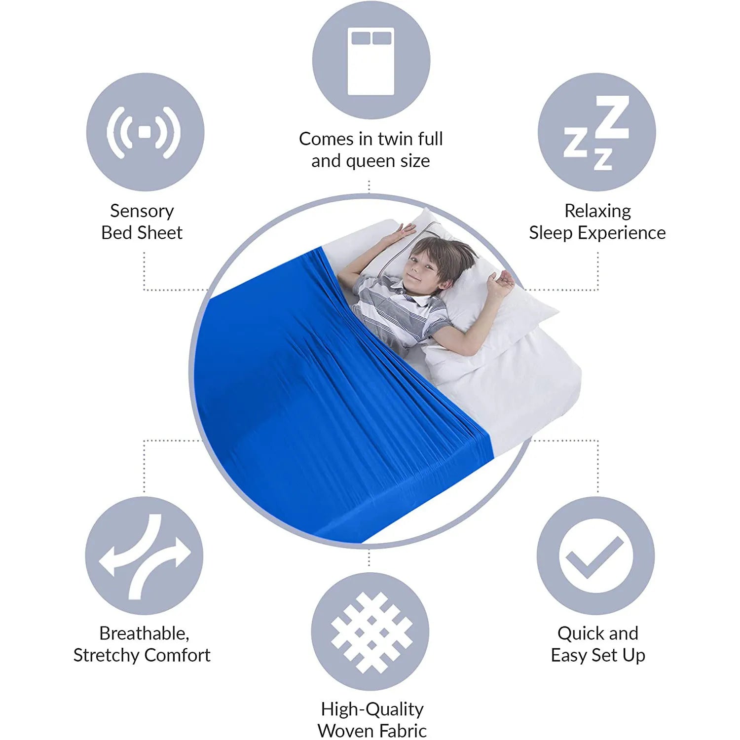 Children's Sensory Compression Bed Sheet