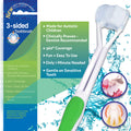 bA1 Sensory - 3 Sided Autism Toothbrush for Special Needs Kids (Soft/Gentle) - Clinically Proven Fun Easy - Only 1 Minute