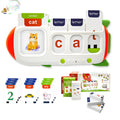 HUBFIVY Talking Flash Cards for Toddlers 2 3 4 5 6 7 8Sight Words Sensory Montessori Learning Toys with AutismCVC Word Spelling & Talking ABC Flash Card for Kidsfor Preschool Boys Girls