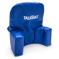 TalkTools Baby High Chair Helper | Polyfoam with Vinyl | Toddler Therapeutic Cushion Insert | Ideal for Children with Special Needs | Promotes Upright Sitting Stability and Comfort for Kids - Blue