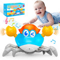 Crawling Crab Baby Toy Infant Tummy Time Baby Toys 6-12 12-18 36 Months Toys for 1-3 Year Old Boys Learning Crawl System Music for 1-3 Year Old Toddler Kids Sensory Development Toy Birthday Gifts