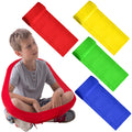 Wesnoy 4 Pcs Stretch Band Sensory Focus Tool 30 Kids Resistance Band Stretches to 60 Calming Fidget Bands for Chair Games School Supplies (Multicolor)