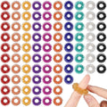 200 Pcs Acupressure Rings Fidget Ring Spiky Sensory Finger Rings Massager Ring Stress Relief Fidget Sensory Toys Anxiety Relief Toys Stress Reducer Ring for Men Women(Classic Color)