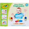 Crayola Washable Finger Paint Station Less Mess Finger Paints for Toddlers Sensory Toy Toddler Activity Holiday Gift for Toddlers