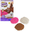 Kinetic Sand Ice Cream Scents 3-Pack with 2lbs Scented Play Sand (Strawberry Chocolate & Vanilla) Sensory Toys for Kids Ages 3 and up