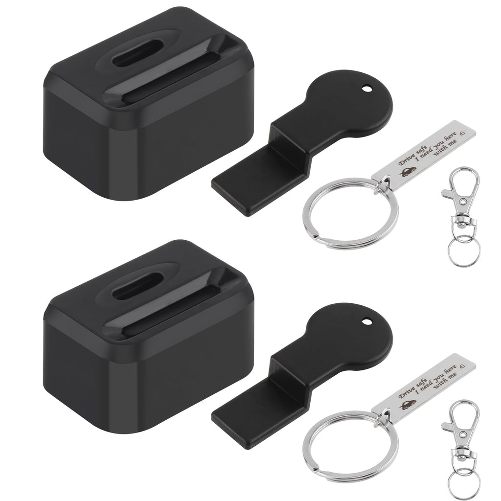 QOPAHI Car Seat Buckle Guard Seatbelt Locks for Kids/Special Needs from Unbuckle Belts Belt Buckle Holder Seatbelt Buckle Cover Locking Clip Fits Almost Vehicles(2Pack)