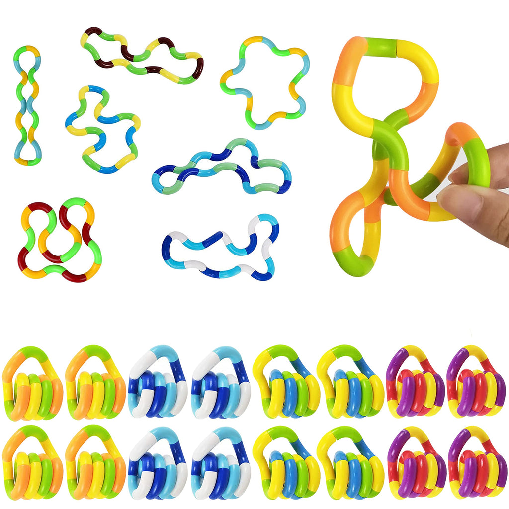 16 Pack Fidget Toy Brain Imagination Tools Relaxation Therapy and Stress Relief Education Toys Anxiety Relief and Stress Relief Toys The Best Sensory Gift for Children and Adults