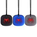 Chew Necklaces for Sensory People 3 Pack Spider Silicone Oral Motor Aids Chewy Necklace Sensory for ADHDAutism Anxiety or Special Needs- Reduces Chewing Fidgeting for Chewer