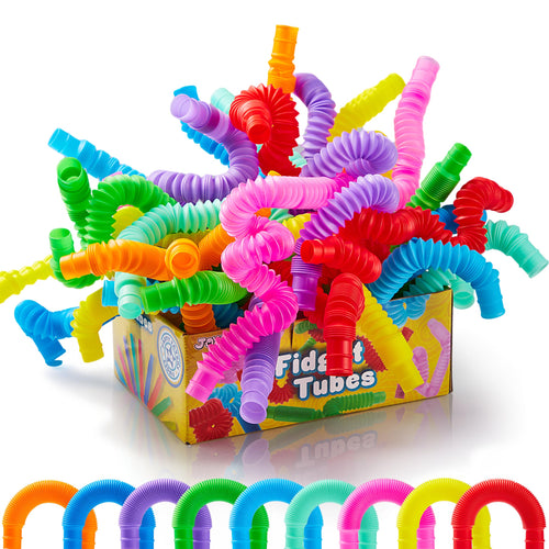 36-Pack Mini Pop Tubes Sensory Set