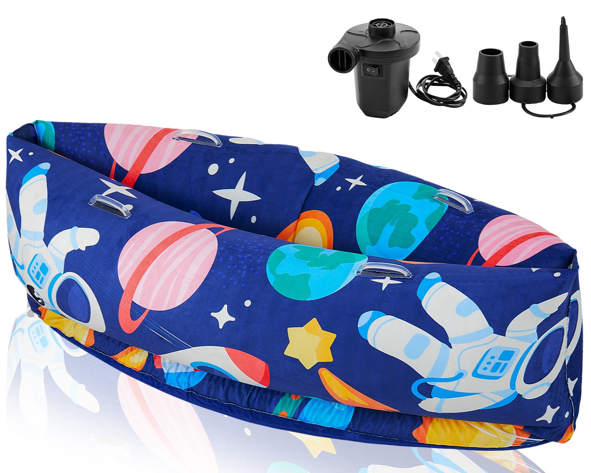Hiboom Peapod Sensory Chair for Sensory Pod Inflatable Pea Pod Seating for Christmas Gifts Games and Reading Loungers with Electric Air Pump Sensory Relief(60 InchSpace)
