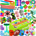 55 Pack Fidget Toys for Kids Adults with Sensory Needs Perfect for Party Favors Classroom Prizes Treasure Box Carnival Pinata Goodie Bag Fillers