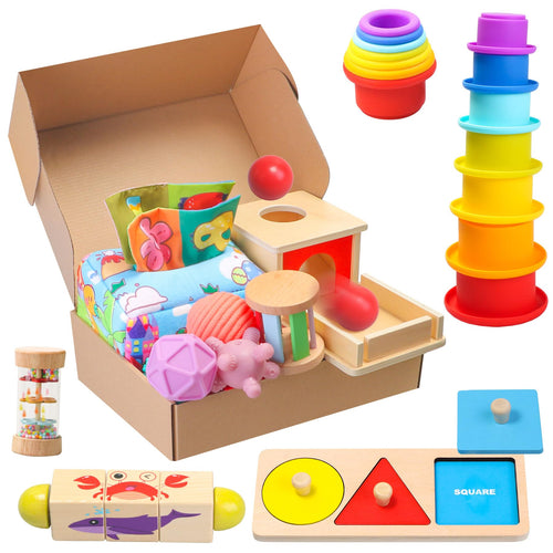 8-in-1 Montessori Baby Sensory Toy