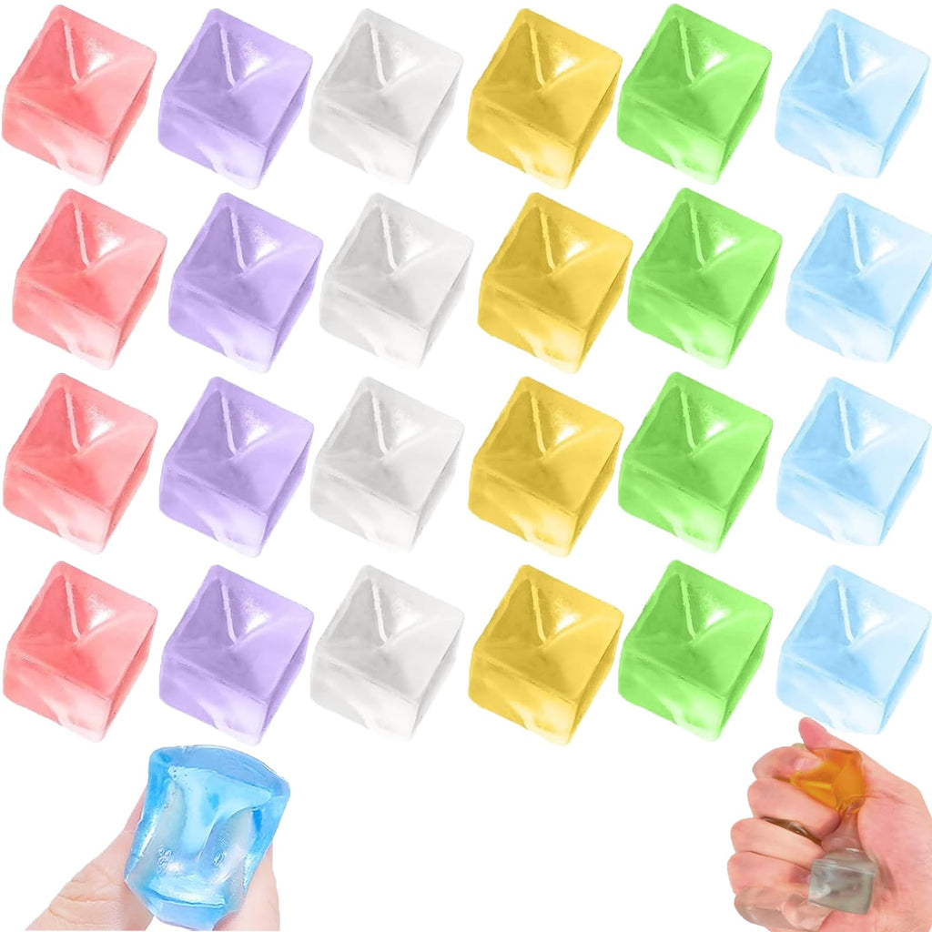24PCS Ice Fidget Squeeze ToysParty Favors Gifts for Kids Adults，Anxiety & Stress Relief ADHD and AutismGift for Kids