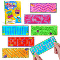 Squishy Sensory Fidget Autism Toys for Kids: Sensory Toys for Sepcial Need 6 Pack Maze - Quiet Fidget Sensory Toys Filled Goo for Calming Down Classroom - Stocking Stuffers Gifts