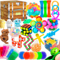 Sensory Fidget Toys Pack - 35pcs Stress Relief and Anti Anxiety Toys for Kids - Cool Fidget Packs with Stress Balls Fidget Cube & More for Party Favors Prizes Travel & Pinata Stuffers