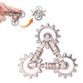 Infinity Gear Fidget Toy Cool Sensory Solid Metal Never Ending Figette Toys Adults Fidget Toys Keep Fingers/Hands Busy Relieve Stress Anxiety Promotes Focus Avoid Bad Habits