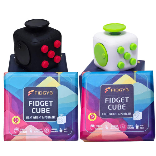 2-Pack Quiet Cube Fidget Toy