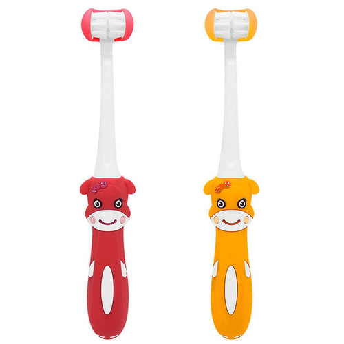 3-Sided Toddler Toothbrush 2-Pack