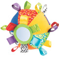 Playgro Kick & Play Loopy Loops Ball - Interactive Sensory Development Toy for Babies 3+ Months - Boosts Touch Movement Skills with Fun Football Design - Crawling Baby Toy