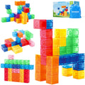 BENOKER Magnetic Blocks Magnetic Building Blocks for Toddlers 3+ Montessori Toys Preschool STEM Educational Sensory Magnet Tiles for Kids Boys and Girls Classroom Must Haves