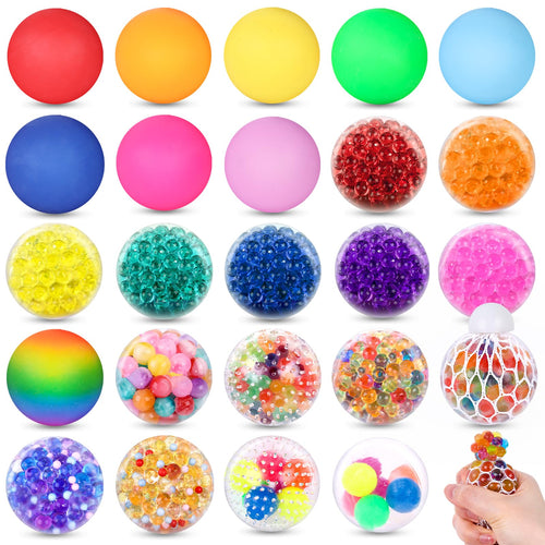24-Piece Stress Ball Fidget Set