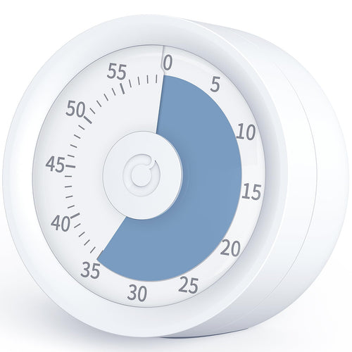 60-Minute Visual Timer – Silent Countdown for ADHD Focus